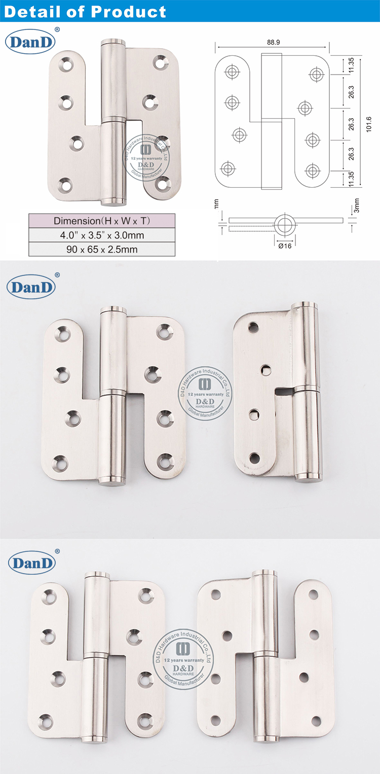 Stainless Steel Lift-off Door Hinge-D and D Hardware