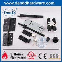 CE UL Grade 304 Matt Black Commercial Fire Door Hardware Fitting -DDDH002 
