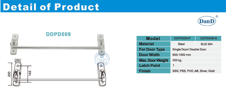 Cross Bar Panic Exit Device