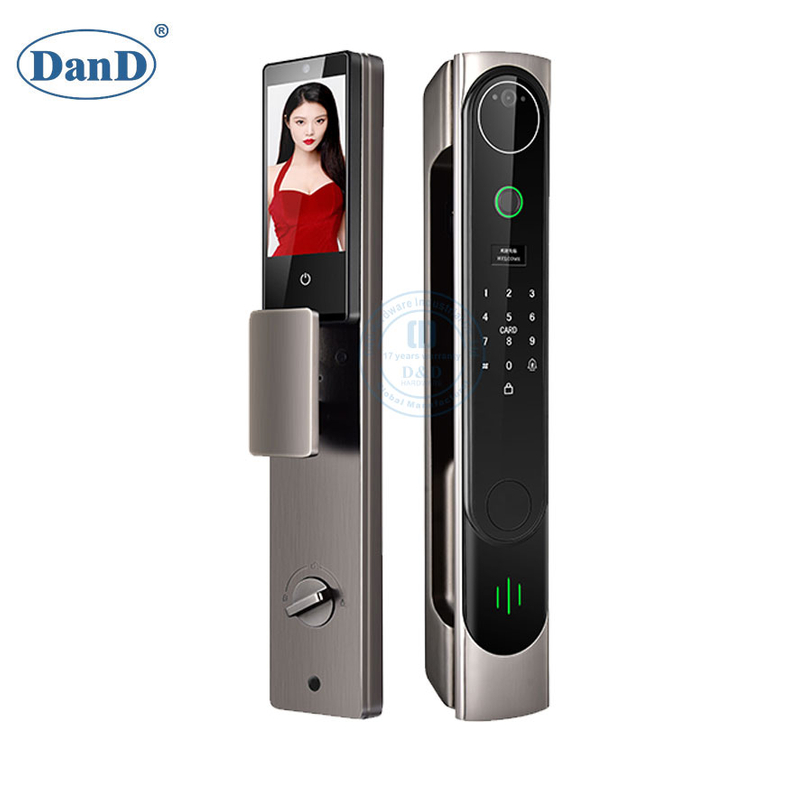 3D Face Recognition Home Apartment Electronic Digital Fingerprint Smart Door Lock-DDFL074