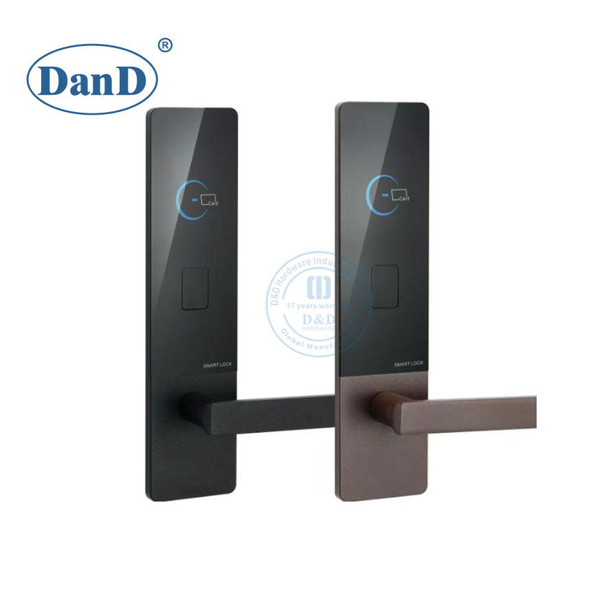 Security Hotel Room Keyless Entry Smart Safety Card Digital Front Door Lock-DDFL408