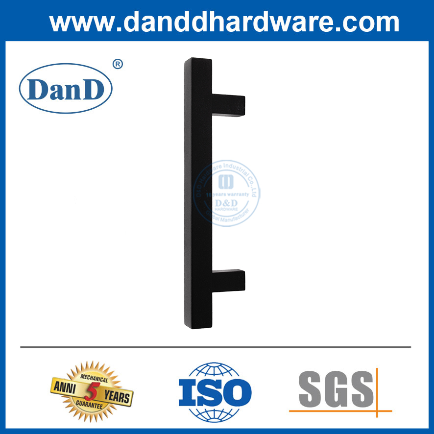 Stainless Steel Black Metal Pull Handles Glass Door Handles for Sale-DDPH033