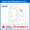 UL Listed SS316 Fire Rated Front Door Hinge for Commercial Building-DDSS002-FR-4.5x4x3