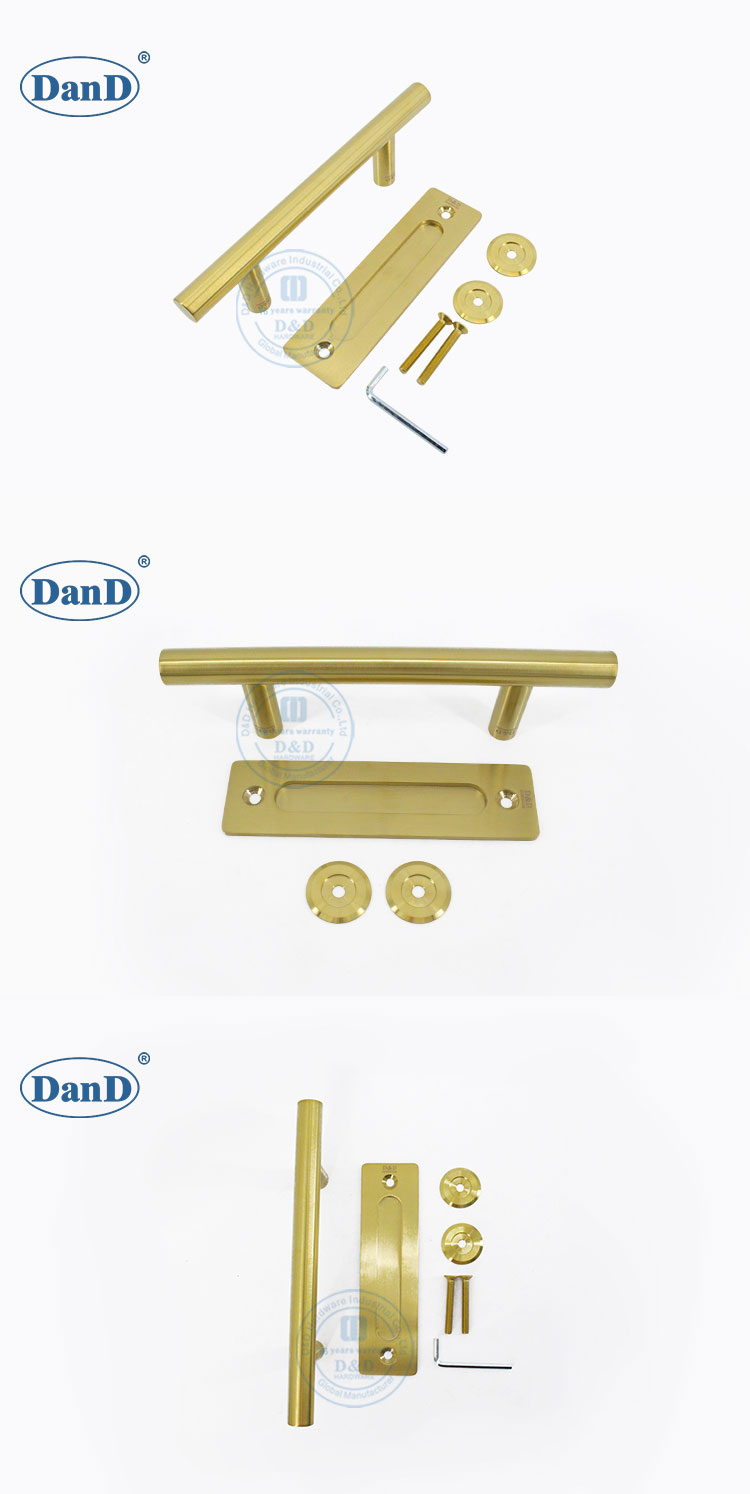 Gold Barn Door Handle