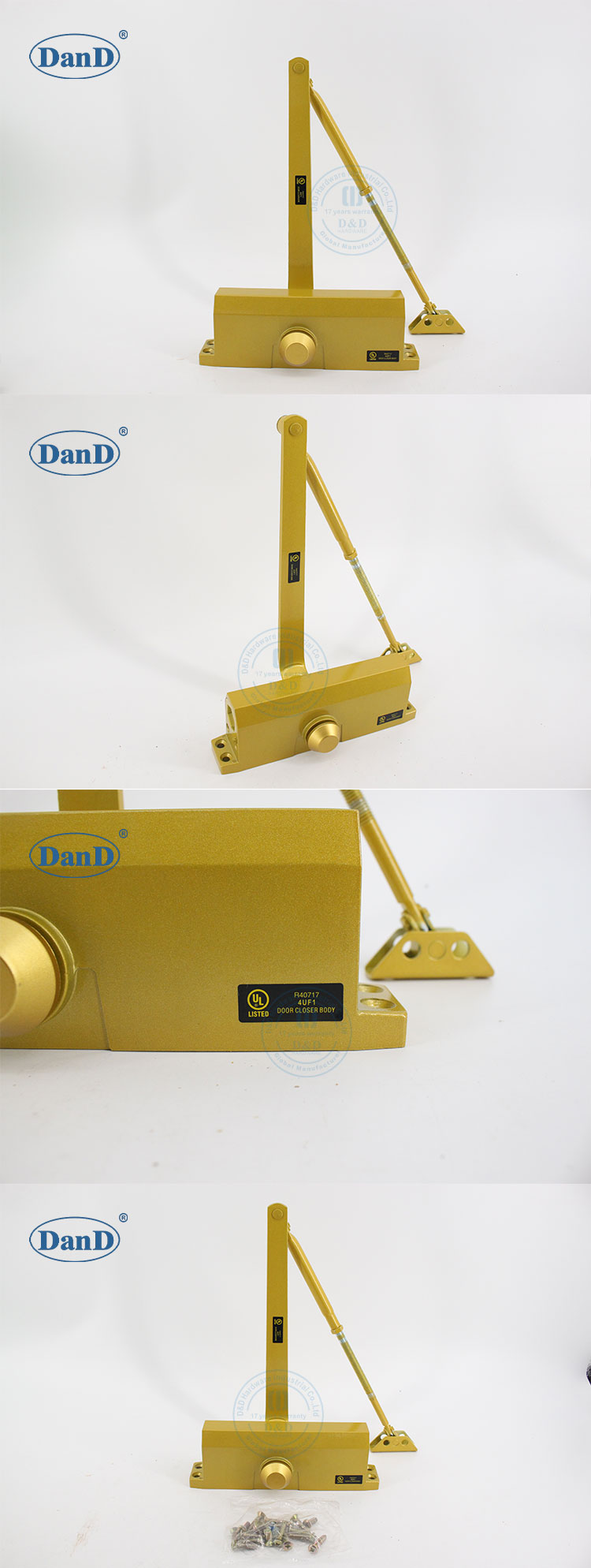 UL 10C Certificate Door Closer
