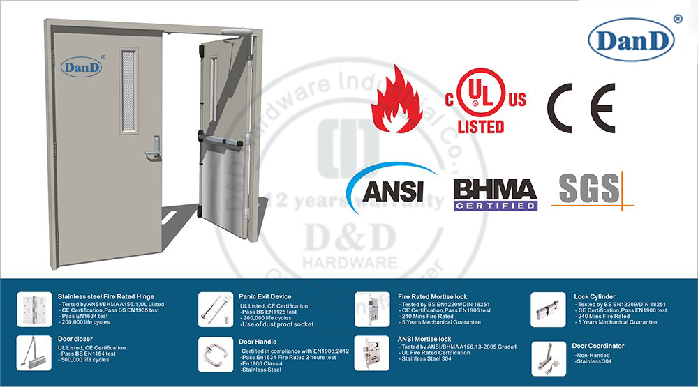 Do fire doors need the fire proof hardware?-D and D Hardware