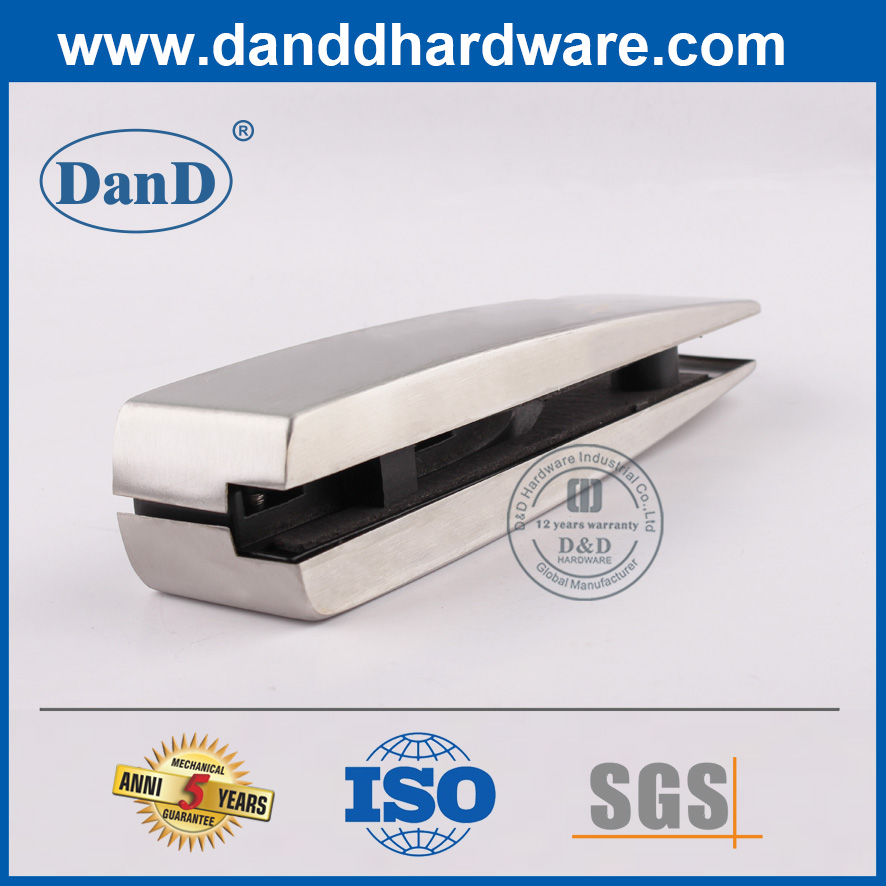 SUS304 High Quality Top Patch Fitting for Double Glass Door-DDPT007