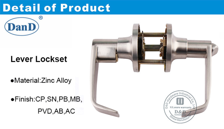 Door Handle Tubular Lock-DDLK096-D and D Hardware