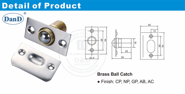 Door Catch for Bedroom Door-D and D Hardware
