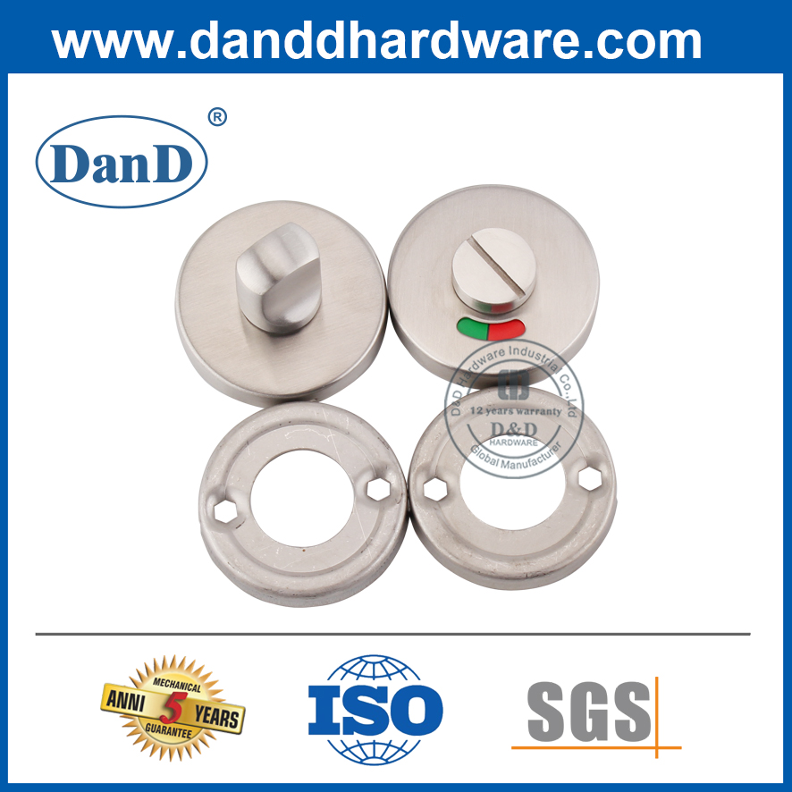 Stainless Steel Lavatory Thumbturn and Release with Indicator-DDIK004