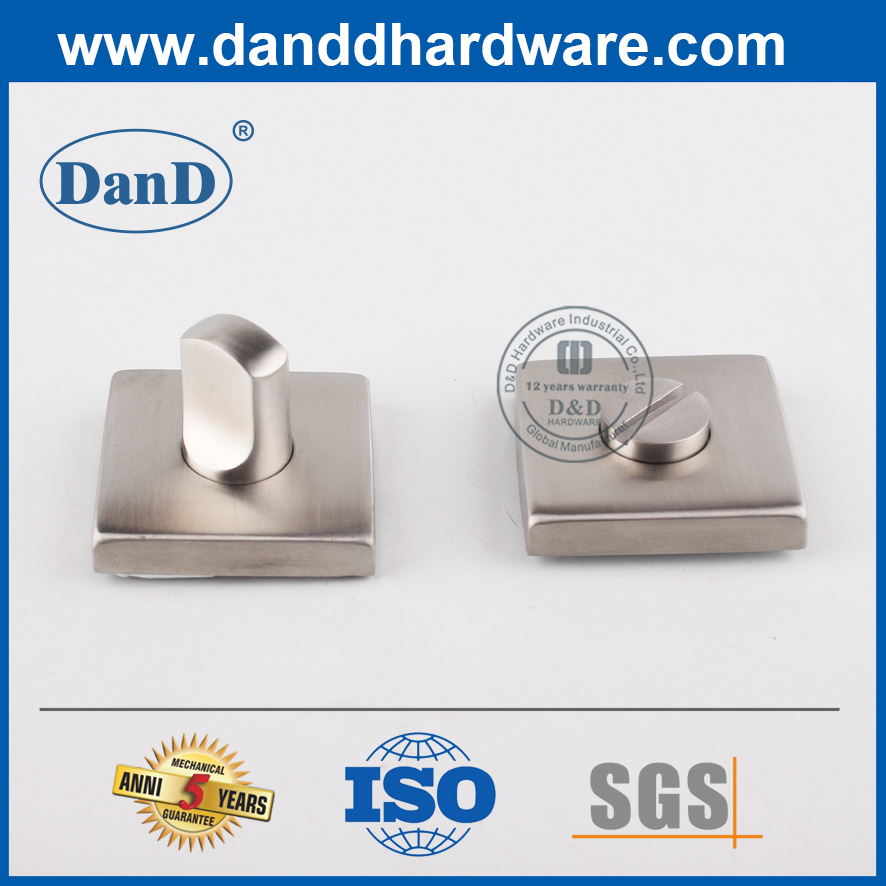 Square Type Stainless Steel Thumbturn and Release with Indicator-DDIK008