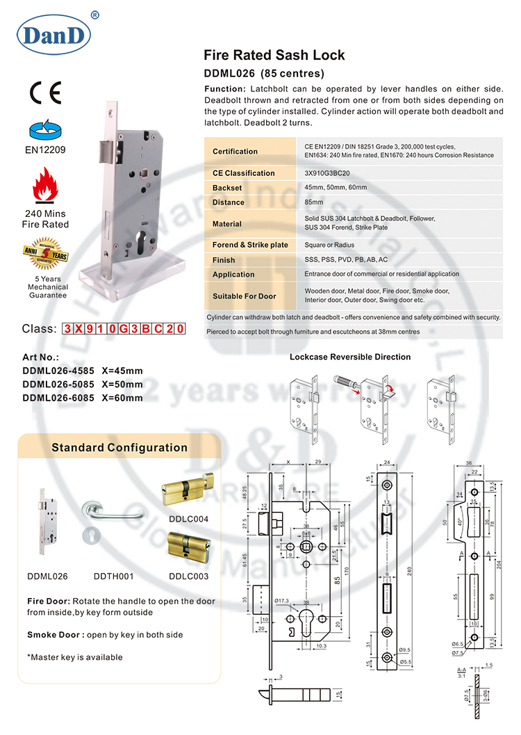 Front Door LockD and D Hardware