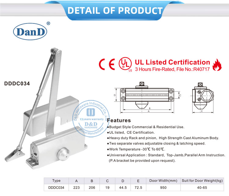 adjusting automatic door closer