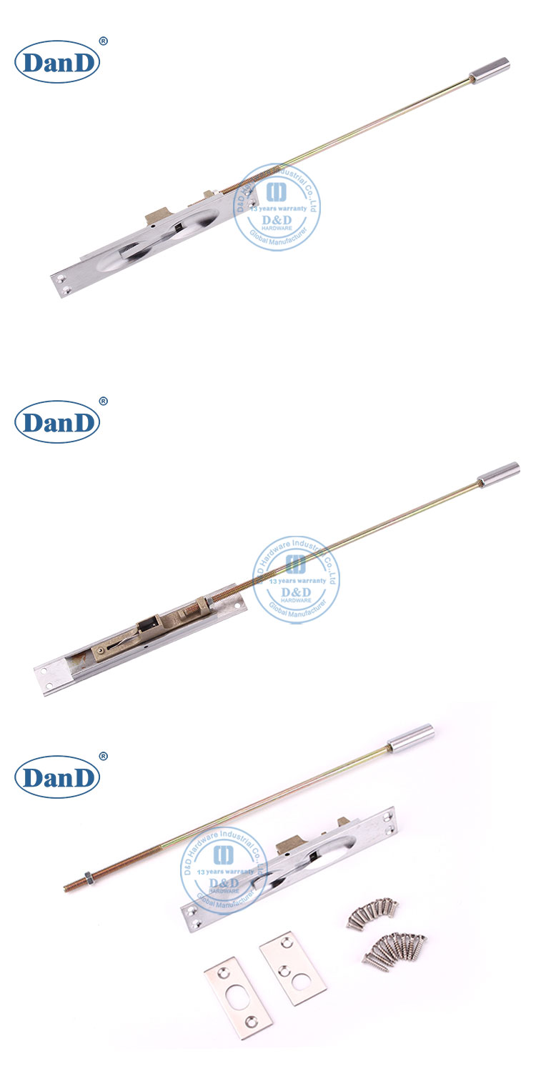 concealed flush bolt