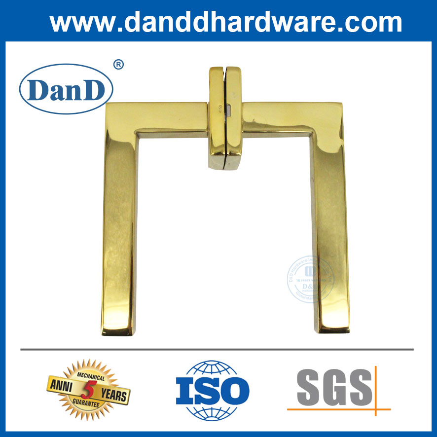 Stainless Steel Golden Mortise Lock Interior Lever Entry Door Handle-DDTH019