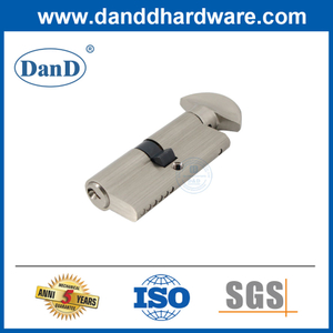 Euro Brass Core Mortise Set Pin Door Lock Cylinder with Thumbturn-DDLC005