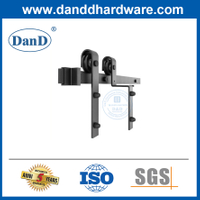 Barn Door Rail Sliding Door Pulley Track Mute Monorail Double Door Overlapping Door Overlapping Track-DDBD023