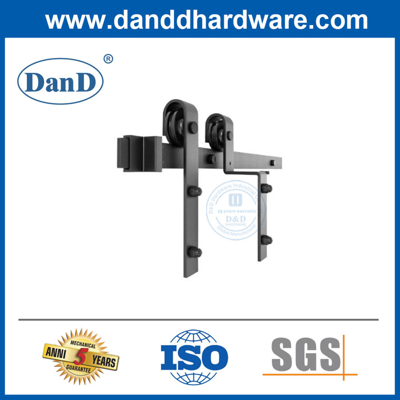 Barn Door Rail Sliding Door Pulley Track Mute Monorail Double Door Overlapping Door Overlapping Track-DDBD023