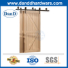 Barn Door Hardware Rail Classic Double Track Bypass Double Door Move Back Door Double Track Kit-DDBD024