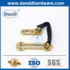 Stainless Steel Satin Brass Door Safety Chain with Lock for Apartment-DDG003