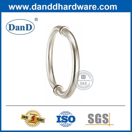 Custom SUS304 Round Back to Back Pull Handle for Glass Door-DDPH008