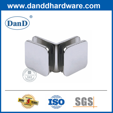 Stainless Steel 90 Degree Door Accessory Glass Clamp Bracket -DDGC005