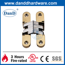Zinc Alloy Polished Brass Hidden Hinge for Internal Door-DDCH007