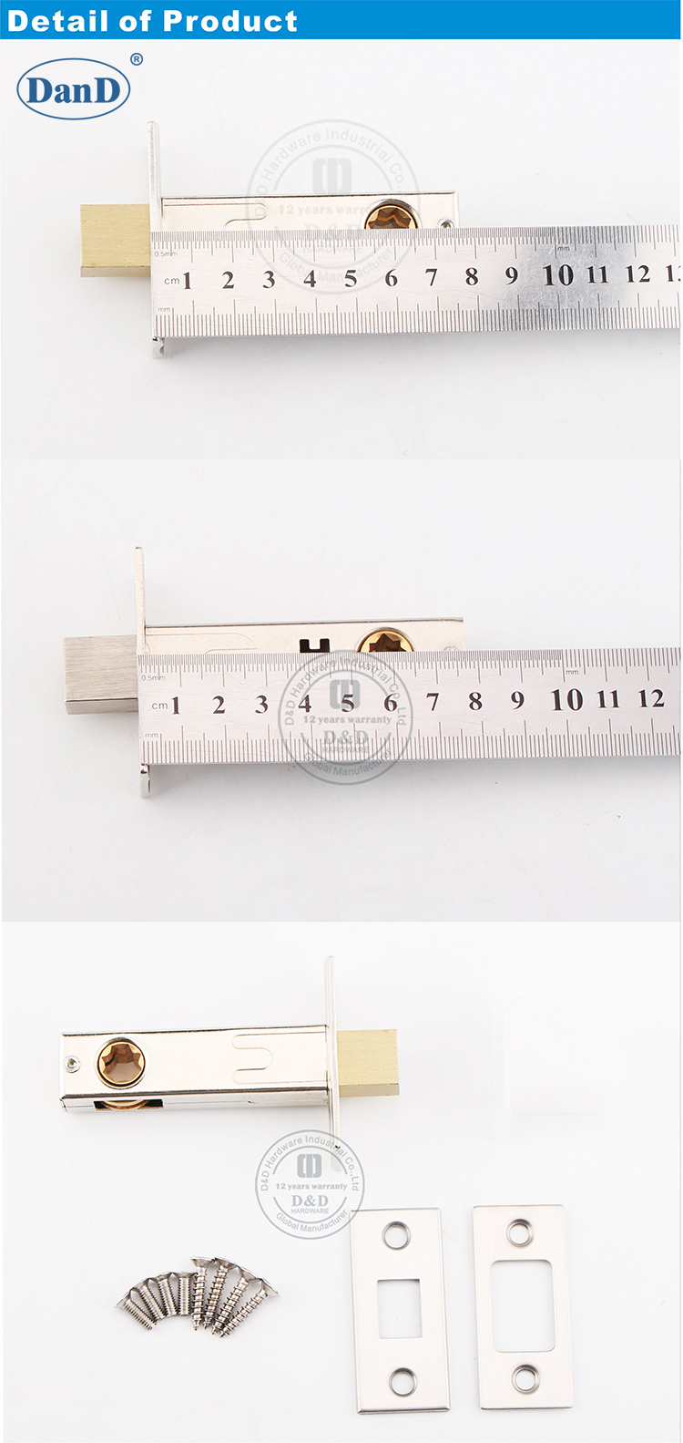 Wc Deadbolt Lock For Metal Door-D and D Hardware