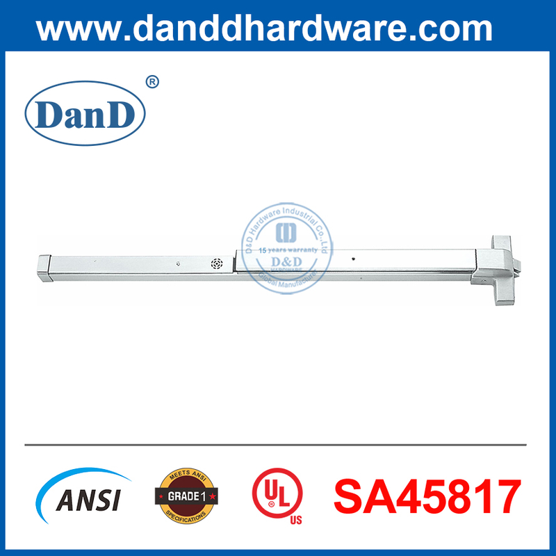 Electric Panic Bar UL SS304 Commercial Door Push Bar Panic Exit Device with Alarm-DDPD029