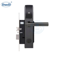 Mifare Card Handle Key Automatice Smart Card Electronic Hotel Room Door Lock-DDFL406