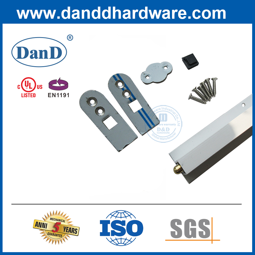 Aluminum Automatic Concealed Door Bottom Seal Door Drop Seal for Smoke Door-DDBS002