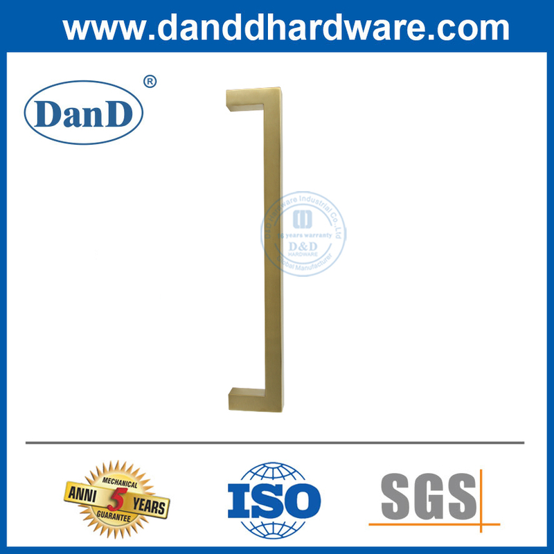 Commercial Door Pull Handles Stainless Steel Gold Glass Pull Handles for Doors-DDPH034