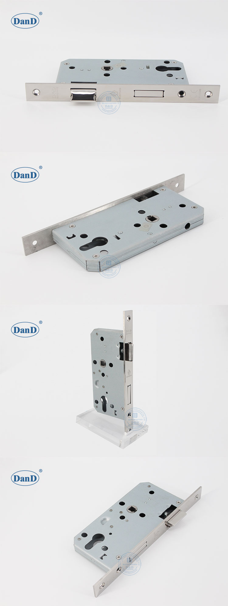 Polished Stainless Steel Door Lock