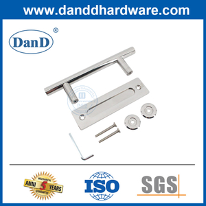 Barn Door Hardware Exterior Polished Stainless Steel Best Barn Door Pull Handles-DDBD102