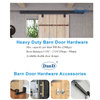 American Style Barn Door Hardware Overlapping Door Sliding Door Track Pulley Lift Pulley Slide Rail-DDBD020