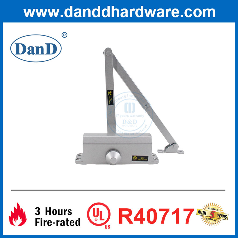 UL Aluminum Alloy Automatic Fireproof Hotel Room Door Closer-DDDC051