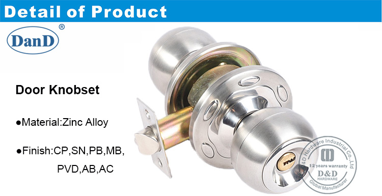 Tubular Door Lock-DDLK048-D and D Hardware