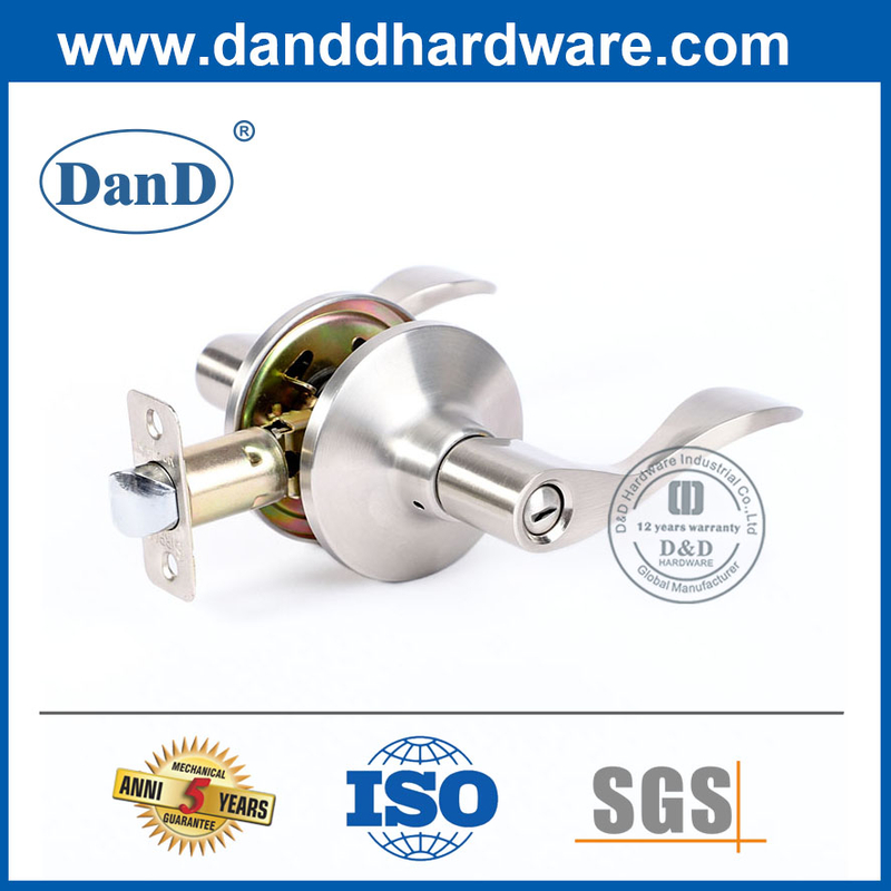 Zinc Alloy Privacy Door Lever Handle Lockset-DDLK013