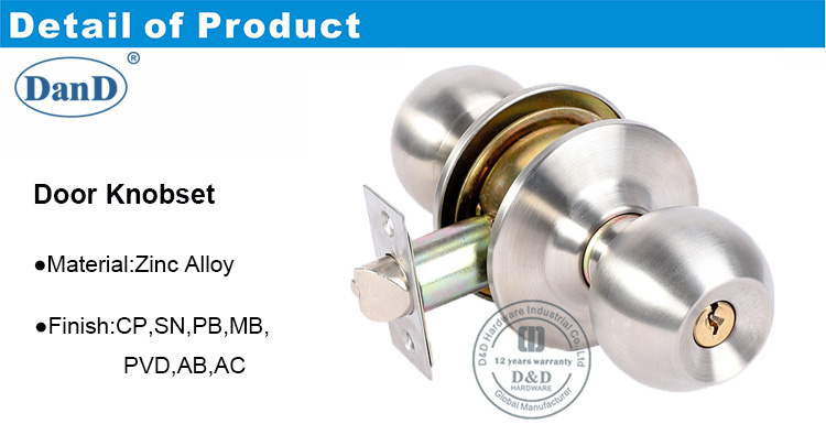 Door Konb Lock-DDLK041-D and D Hardware