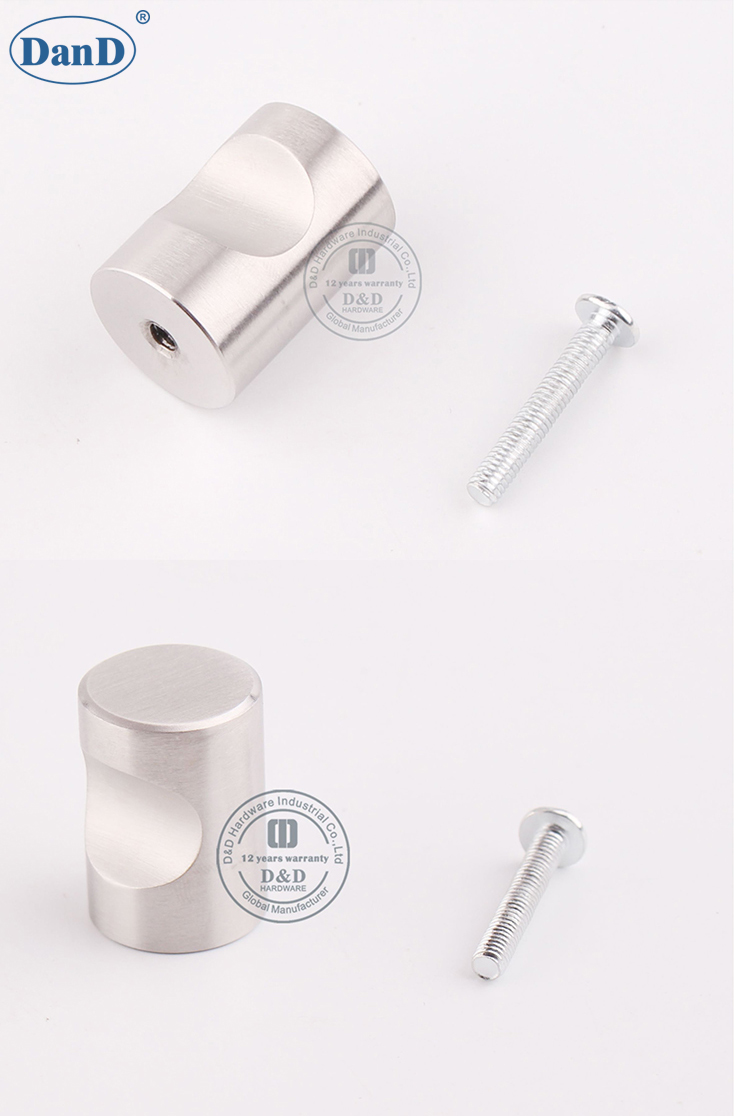 Cylindrical Knob for Cupboard Door-D and D Hardware