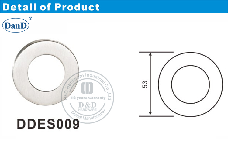 Rosette Escutcheon-D and D Hardware