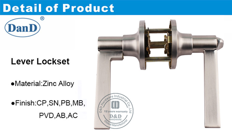 Lockset for Passage-DDLK098-D and D Hardware