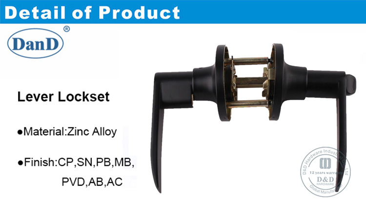 Square Type Lever Lock-DDLK087-DDLK094-D and D Hardware