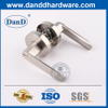 Silver One Way Locking Zinc Alloy Tubular Lever Lockset-DDLK095