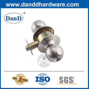 Stainless Steel Round Privacy Bathroom Door Knobset-DDLK004