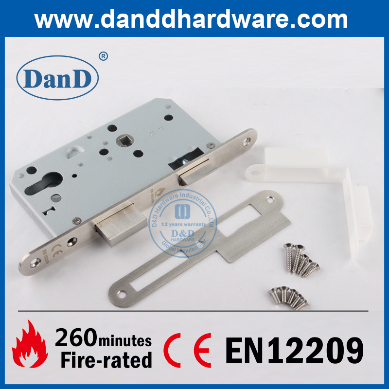 CE Mark SS304 Fire Rated Round Forend Mortise Front Door Lock-DDML009 ...