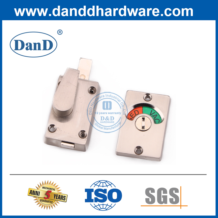 Zinc Alloy Bathroom Indicator with Vacant and Engaged -DDIK005