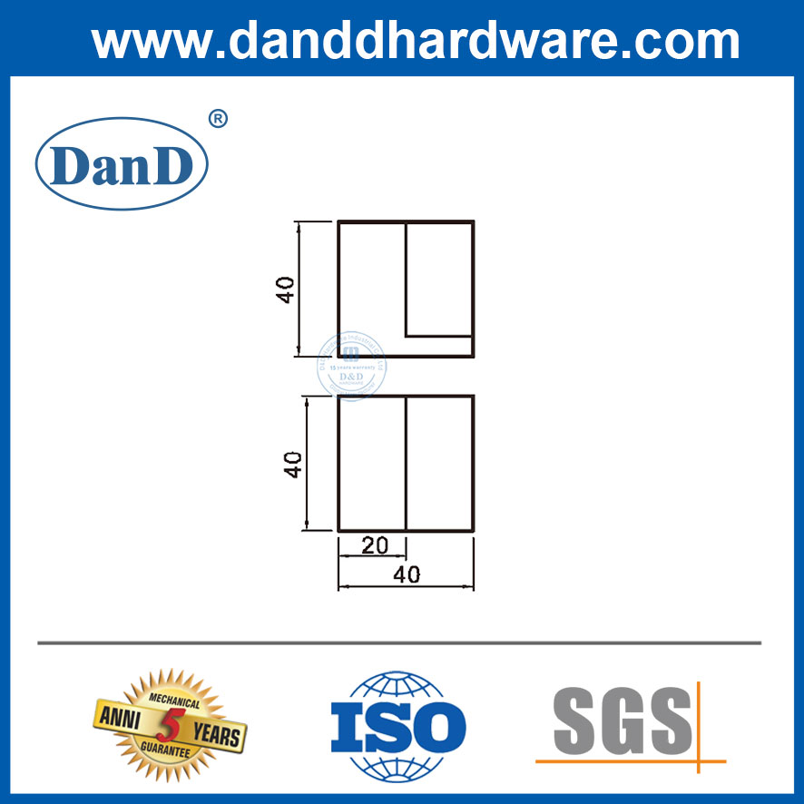 Security Door Stopper Stainless Steel Floor Door Stops for Residential Building-DDDS045