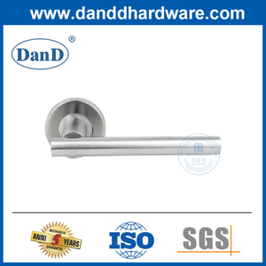 Modern Exterior Wooden Door Handles Stainless Steel Silver Door Handles-DDTH040