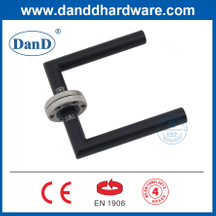 EN1906 Grade 4 Stainless Steel Door Handles Black for Metal Door And Wood Door-DDTH003